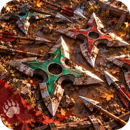 Arrows and shurikens
